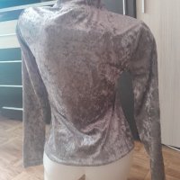 Кадифено поло, снимка 5 - Блузи с дълъг ръкав и пуловери - 42075093