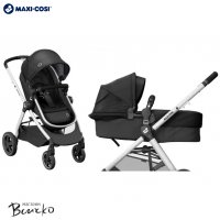 Комбинирана количка Maxi-Cosi - Zelia 2, Essential Black, снимка 4 - Детски колички - 38385825