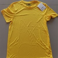 Нова жълта тениска Ironman-XS размер, снимка 1 - Тениски - 38459238