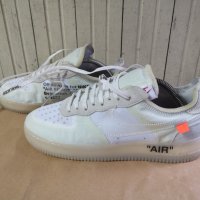  ''Nike Air Force 1 Low x OFF WHITE''оригинални маратонки 45 номер, снимка 6 - Маратонки - 36907584