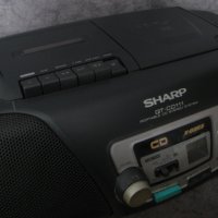 SHARP QT-CD 111 BOOMBOX Радиокасетофон CD от 80те Отличен, снимка 3 - Радиокасетофони, транзистори - 39026463