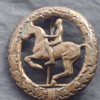 Стара рядка бронзова значка кокарда за КОЛЕКЦИОНЕРИ 39630, снимка 1 - Колекции - 42754563