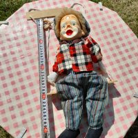Стара кукла,клоун, снимка 5 - Антикварни и старинни предмети - 34063194