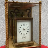 Каретен часовник репетир,будилник и гонг, снимка 5 - Антикварни и старинни предмети - 31444712