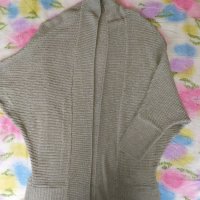 Жилетка Блуза Пуловер на ЗАРА със  Ръкави пелерина М размер , снимка 4 - Жилетки - 30981514