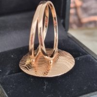 Златен пръстен 14к, 585 проба , снимка 6 - Пръстени - 44166024