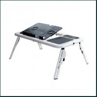 ТОП ЦЕНА E-table сгъваема, преносима маса за лаптоп с вграден охладит, снимка 5 - Други - 30463012