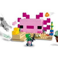 LEGO® Minecraft™ 21247 - Къща с аксолотл /ОНЛАЙН/, снимка 4 - Конструктори - 42200205