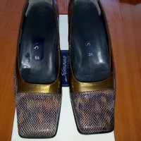 Дамски кожени обувки Brigitte Von Servas немски № 38, снимка 1 - Дамски обувки на ток - 34274658