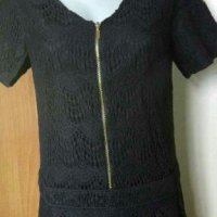 Френска НОВА рокля от памучна дантела в черно 👗🍀М, M/L👗🍀 арт.365, снимка 9 - Рокли - 28041374