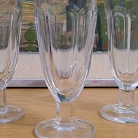 Ретро чаши от дебелостенно стъкло, Германия , снимка 3 - Антикварни и старинни предмети - 42389912