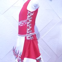 Детска рокля за спортни танци с етно мотиви, снимка 10 - Детски рокли и поли - 42915547