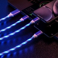 Универсален светещ кабел , снимка 4 - Кабели и адаптери - 42275041