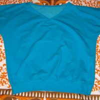 Дамска блуза в синьо, снимка 2 - Блузи с дълъг ръкав и пуловери - 29218134