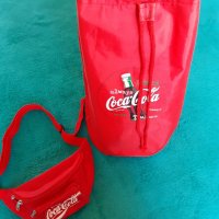 Кока Кола колекция/Coca-Cola /импрегнирани сакче-раничка и чанта за кръст/рамо Кока-Кола- 90-те, снимка 4 - Колекции - 31948469