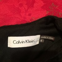 Черна рокля Calvin Klein, снимка 8 - Рокли - 29842132