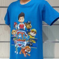 Нова детска тениска с дигитален печат PAW Patrol (Пес патрул) в син цвят, снимка 8 - Детски тениски и потници - 37355449