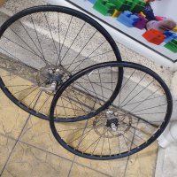 Чифт 26 цола капли за велосипед колело Shimano deore xt с диск център лоок , снимка 1 - Части за велосипеди - 42200852