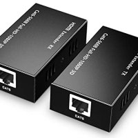 Нов HDMI удължител аудио и видео сигнал за телевизор/монитор, снимка 1 - Друга електроника - 40450909