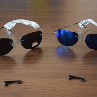 Слънчеви очила с титаниеви рамки , снимка 1 - Слънчеви и диоптрични очила - 28776202