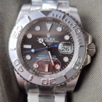Мъжки луксозен часовник Rolex Yacht-Master Platinum 126622 сребро, снимка 5 - Мъжки - 41632881