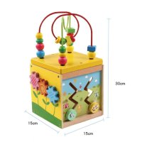 Детски дървен куб, снимка 3 - Образователни игри - 40702445