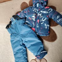 Зимен гащеризон и яке , снимка 2 - Бебешки якета и елеци - 42621967