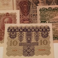 Стари Банкноти Австрия, снимка 3 - Нумизматика и бонистика - 30262336