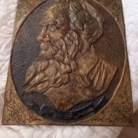 Медно пано на Лев Толстой !, снимка 2 - Антикварни и старинни предмети - 38406900