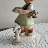Антикварна немска статуэтка 30-40 -те Германия, снимка 1 - Антикварни и старинни предмети - 40589137