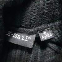 Дамско плетено пончо размер Л-ХЛ, снимка 2 - Палта, манта - 38873935