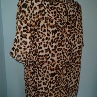Копринена блуза тип туника с хастар "Pieces"®, снимка 1 - Туники - 29766558