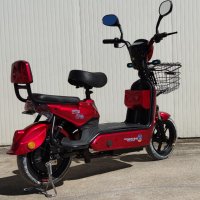 Електрически скутер 350W 20Ah батерия модел MK-K червен цвят, снимка 8 - Мотоциклети и мототехника - 40534532