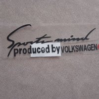 Качествен винилов стикер за преден капак на Фолксваген Volkswagen / Sport mind produced by Volkswage, снимка 2 - Аксесоари и консумативи - 37845086