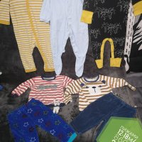 Лот бебешки пижами, ромпъри за момче 12-18м/86см, снимка 4 - Други - 39449133