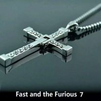 🚗🤞Бързи и яростни сребърен кръст - кръста на Дом. - колие 1 Fast and Furious - Dom's Cross:1 с филма, снимка 5 - Колиета, медальони, синджири - 30791129