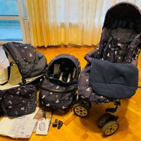 Комбинирана количка Chicco-зимна, лятна и столче за кола, снимка 1 - Детски колички - 37546738