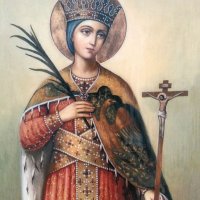 Икона на Света Екатерина icona Sveta Ekaterina, снимка 2 - Икони - 12652758