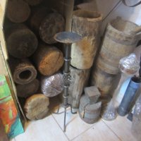 Битова декорация - стари дървени бъкел, бъчонка, чутура, снимка 2 - Други ценни предмети - 31746679