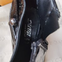 Дамски елегантни лачени обувки на висок ток от естествена кожа 36 номер, снимка 8 - Дамски боти - 37894843
