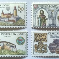 Чехословакия, 1982 г. - пълна серия чисти марки, изкуство, 1*19, снимка 1 - Филателия - 40364136