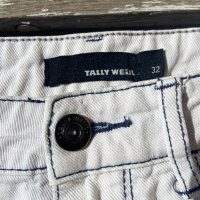 Къси дънкови панталони Tally Weijl, цвят синьо-бяло омбре, XXS, , снимка 4 - Къси панталони и бермуди - 38147100