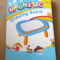 Магнитна дъска за рисуване за малки деца, лилава, снимка 8 - Образователни игри - 42815606