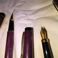 Комплект писалка Иридиум пойнт Германия и две химикалки-едната ролер, снимка 7 - Ученически пособия, канцеларски материали - 29428192