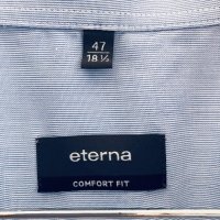 Много тънка голяма риза ETERNA, снимка 4 - Ризи - 31636957