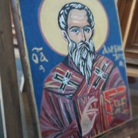 Икона на свети Александър, снимка 6 - Икони - 37731560