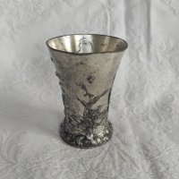 Чаша в стил  Secession WMF, снимка 2 - Антикварни и старинни предмети - 39047447