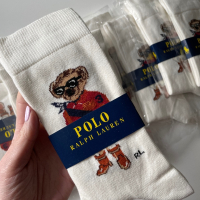 Чорапи с мече Polo Ralph Lauren, снимка 1 - Дамски чорапи - 44745249
