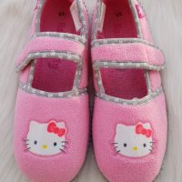 Нови пантофи Hello Kitty №35, снимка 3 - Детски пантофи - 38763575