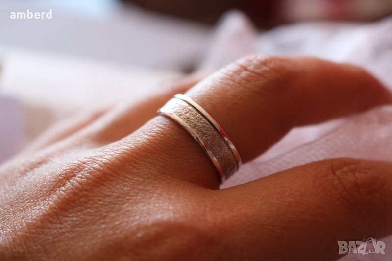 Много оригинална сребърна халка R089, снимка 1